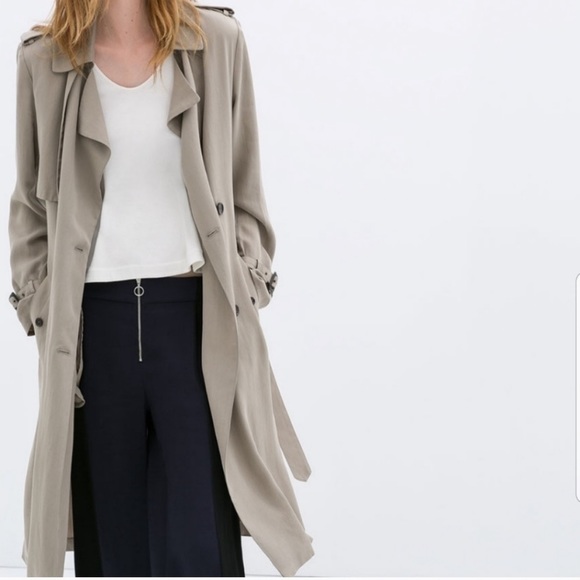 Zara Jackets & Blazers - Zara open flowy trench coat